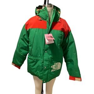 Gucci The North Face Down Coat Jacket MENS BRAND NEW Large